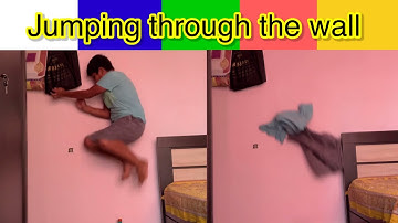 How to make jumping through the wall effect in KineMaster