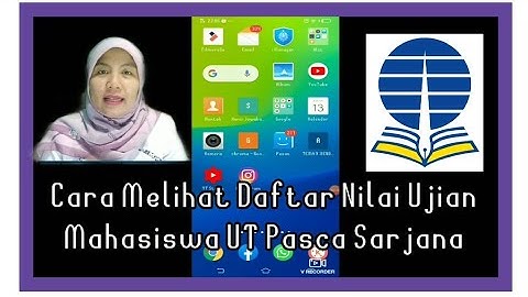 #UNIVERSITASTERBUKA CARA MELIHAT NILAI UJIAN MAHASISWA UT PASCA SARJANA