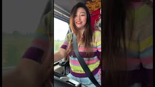 No husband, no stress… just extra weight❤️#girltrucker #automobile #trucking #beauty #diy