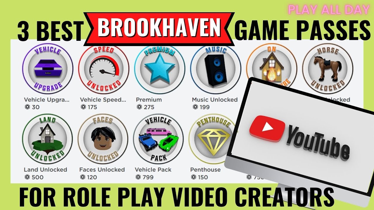 Brookhaven Gamepass New Updates - Roblox
