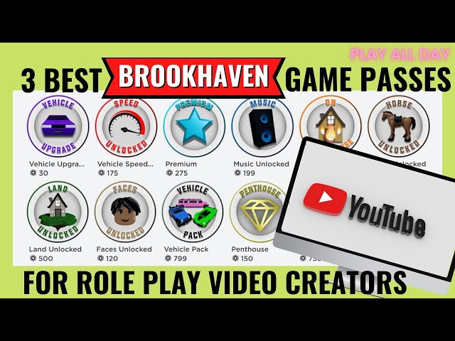 ❓ WHICH BROOKHAVEN GAME PASSES SHOULD YOU BUY? **** link to updated version  in description**** 