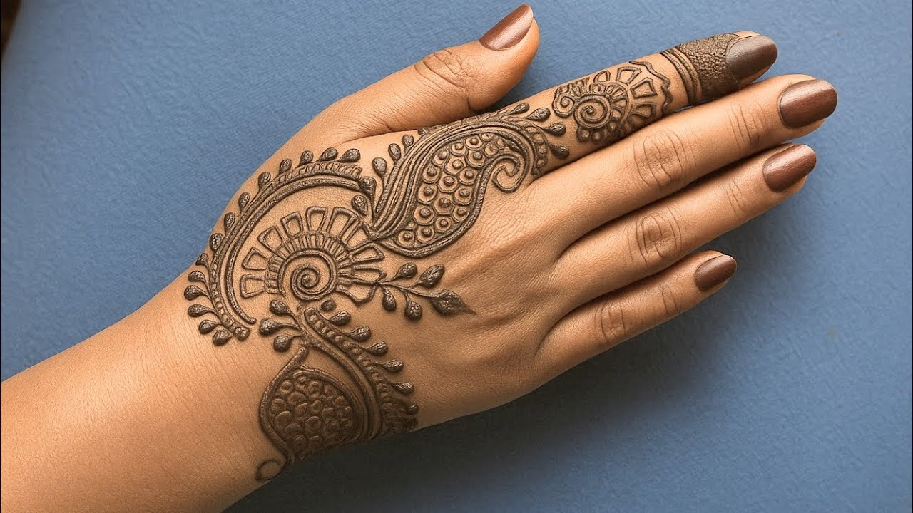 Back Hand Mehndi Designs  | Simple Mehndi Designs Back hand  |  Beautiful Mehndi Designs Easy 