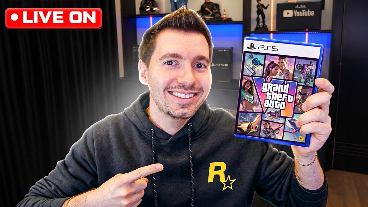 GTA 6 COMPRANDO O JOGO AO VIVO! (GTA VI VERSÃO PS5)