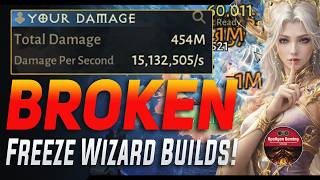 This Wizard Build Is BROKEN - FREEZE TO DEATH - Dungeons + Raids + Challenge Dungeons!