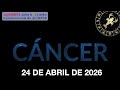 Horóscopo Diario - Cáncer - 24 de Abril de 2026.