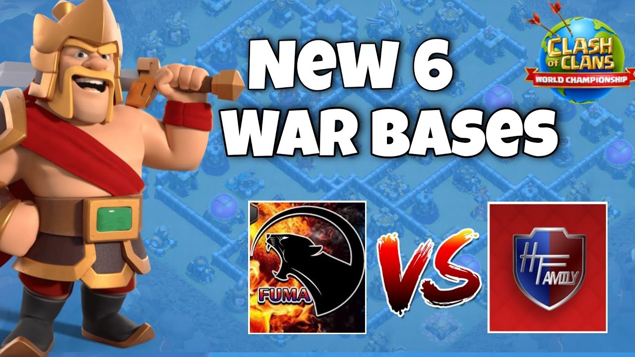 *New* Top 6 Th13 War Base With Link | H.T Family vs Fuma Bases | Clash Of Clans