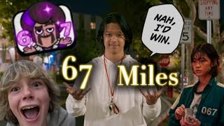 Can I walk 67 miles to win a Bet?