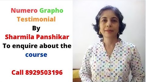 Do you want to know what is the speciality of Numero Grapho Course