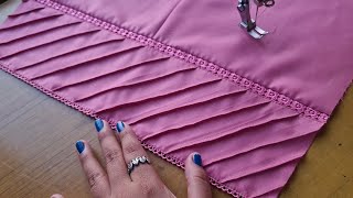 How To Make Equal Pintucks Design | Equal Pintex Design | Trending Pintucks Design | Pintex Designs