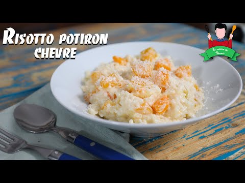 recette-végétarienne-de-noël-:-risotto-de-chèvre-et-potiron