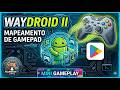 Waydroid II MAPEAMENTO DE GAMEPAD, Google Play Store e Mini Gameplay #linux #android #biglinux