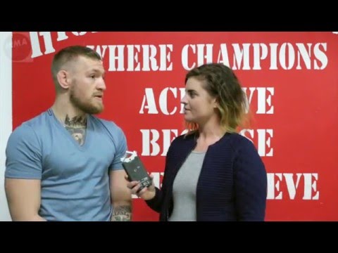 Conor McGregor speaks to Lydia Des Dolles after first UFC loss & history of Irish MMA