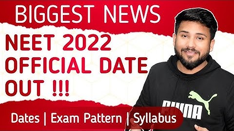 NEET 2022 Exam Date on 17th July | Official Notification | Exam Pattern 🔥 | Neet Exam Latest News