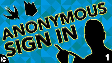 Firebase Authentication Tutorial - Anonymous Sign In