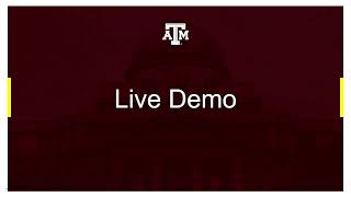 LIVE EVG Presentation and Demo | CSCE 606
