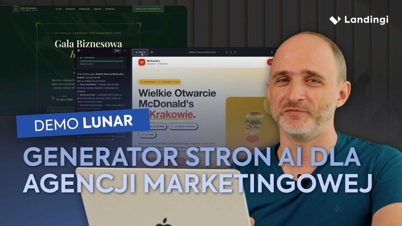 Landing page dla klienta w kilka minut. Tak AI zmienia pracę agencji