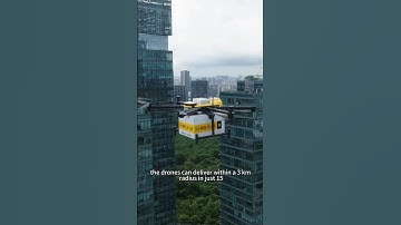 Drones deliver food and drinks #drone #fooddelivery #cooltech #technology #dji