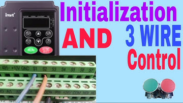 INVT inverter Drive with 3 WIRE control