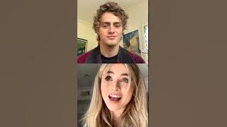 Fin Argus & Sabrina Carpenter Instagram Live (without comments) | Disney  Clouds | October 18, 2020