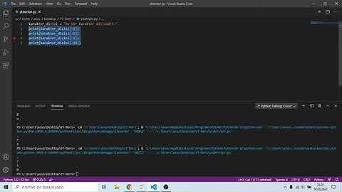 Python Karakter Dizileri: String Karakterlerine Erişme
