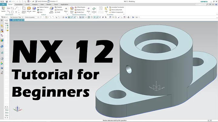 Siemens NX 3D Modeling Tutorial for Beginners