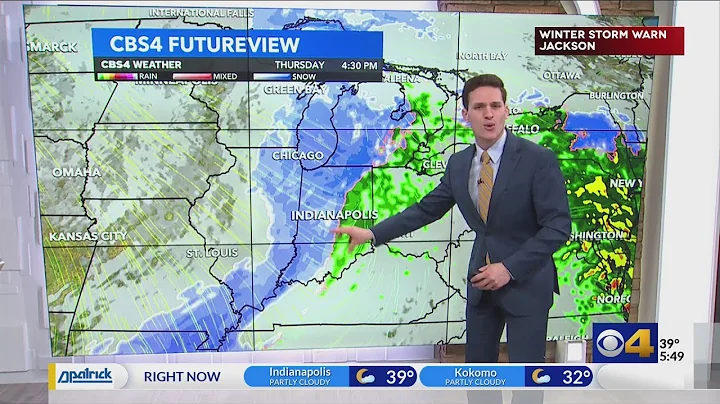 Powerful winter storm impacts Indiana as soon as Thursday's evening commute