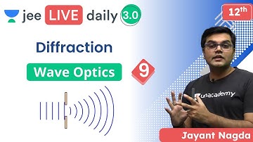 JEE: Wave Optics L9 | Diffraction | Unacademy JEE | JEE Physics | Jayant Nagda