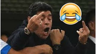 Diego Maradona middle finger (Nigeria Vs Argentina)