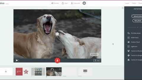 Adobe Spark Slideshow narrated presentations