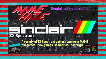 October MAME Stream #1 - Obsessed with... the Sinclair ZX Spectrum (8 October 2021)