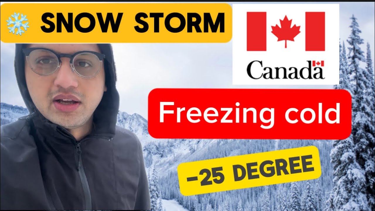 Freezing Cold in Canada 🇨🇦 Is it really 25 Degrees 🥶🥶 ? YouTube