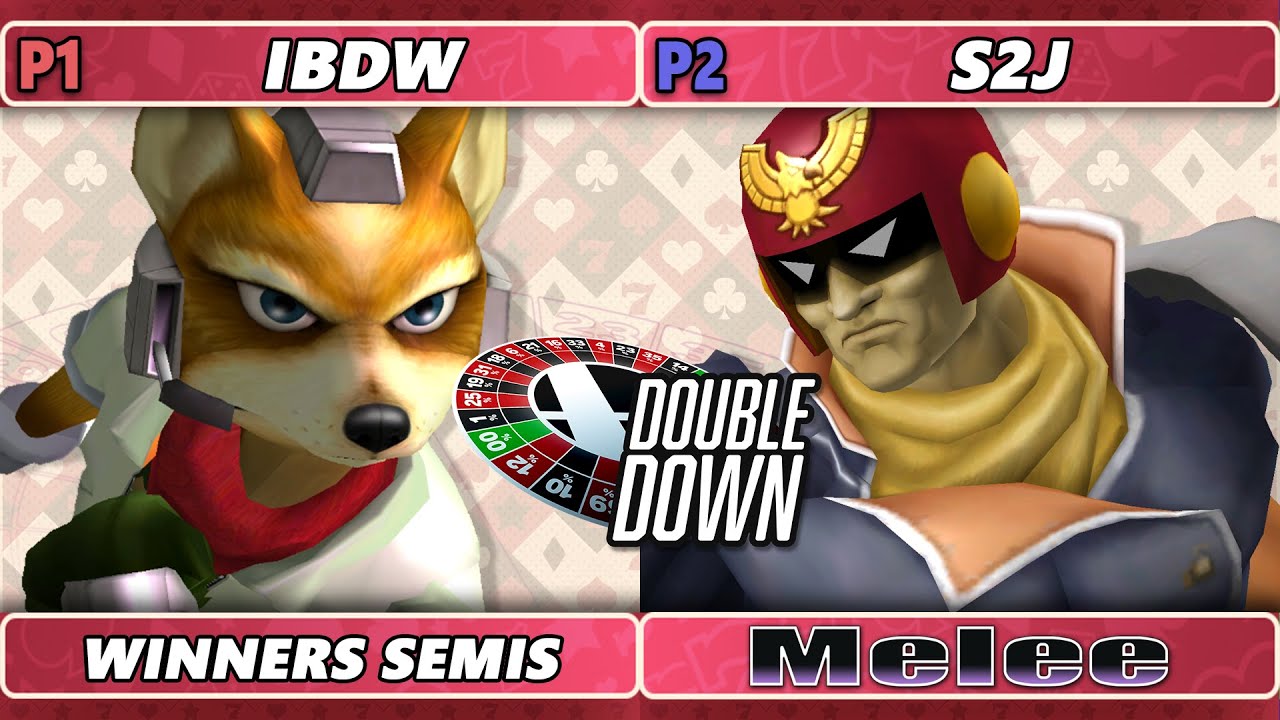 Double Down 2022 Winners Semis- S2J (Captain Falcon) Vs. iBDW (Fox) SSBM Melee Tournament