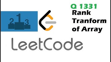 1331. Rank Transform of an Array