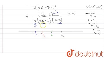 If `S` is the set of all real `x` such that `(2x-1)/(2x^(3)+3x^(2)+x)` is positive then S cantains