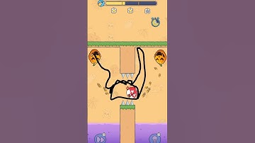 dog rescue draw to save very hard level of underline 🤔💡|| #viral #gaming #shorts