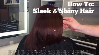 How to: Sleek & Shiny Hair | Alterna Hair Products | Dallas Hair Salon