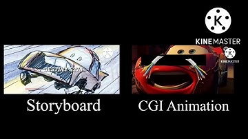 Cars Presents: American Car (2015) Lightning’s Nightmare (Scene Comparisons)