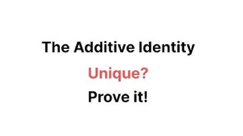 Prove that every element in a vector space has a unique additive inverse.