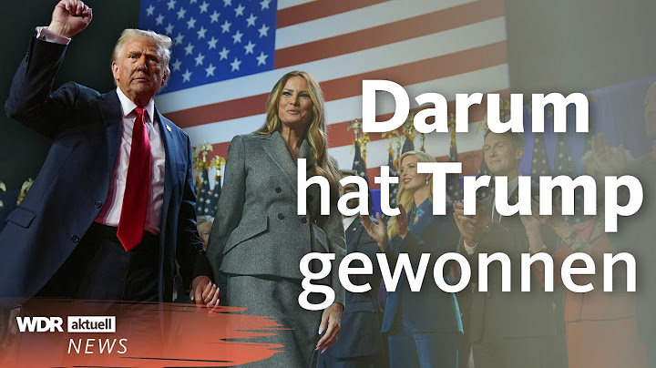 US-Wahl 2024 analysiert: Donald Trump gewinnt klar vor Kamala Harris | WDR Aktuelle Stunde