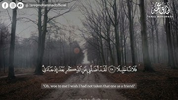 بدِفء البيات العراقى _ سورة الفرقان (كاملة) _ طارق محمد Surah Al-Furqan _ Tareq Mohammad(1080P_HD)