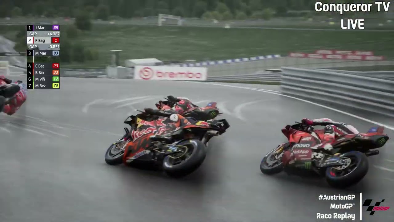 ❗Pecco Bagnaia Vs Jorge Martin ❗Race MotoGP Red Bull Ring Austrian Grand Prix 