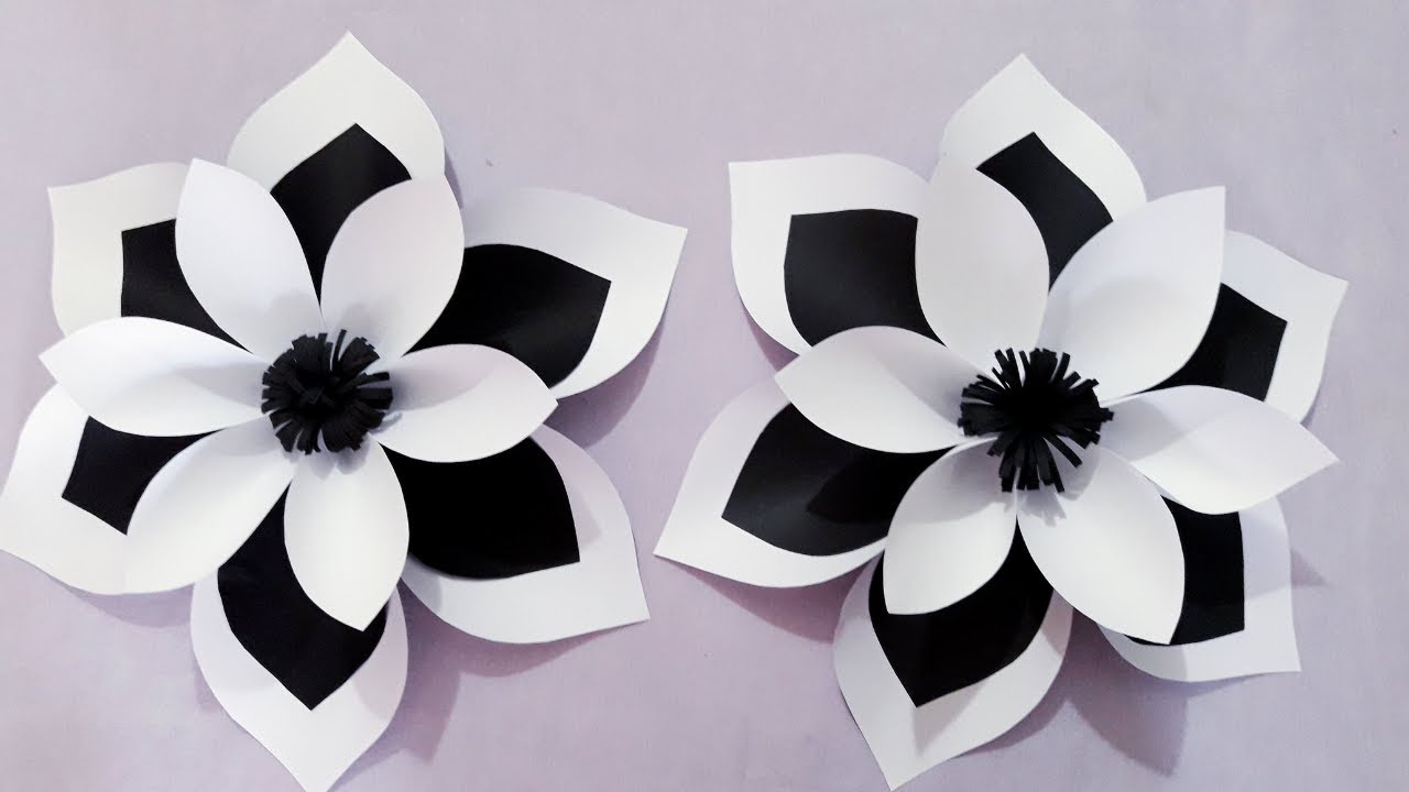 Flor de Papel para Decoração - 🤩 Como Fazer Flor de Papel - Flor Gigante de Papel - #fazerarte