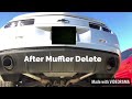 2010 Camaro RS V6 Muffler Delete (Sounds Great!)