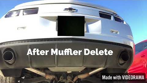 2010 Camaro RS V6 Muffler Delete (Sounds Great!)