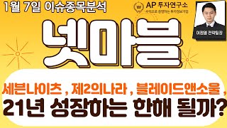 넷마블(251270) - 세븐나이츠 , 제2의나라 , 블레이드앤소울 , 21년 성장하는 한해 될까?
