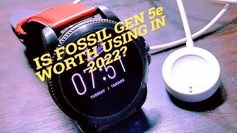 FOSSIL GEN 5e SMARTWATCH, A REVISIT TO 2019.