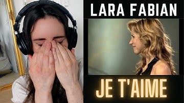 Singer Reaction to Lara Fabian - Je t