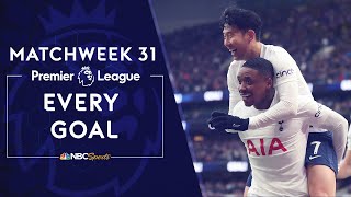 Every Premier League goal from Matchweek 31 (2021-22) | Premier League | NBC Sports