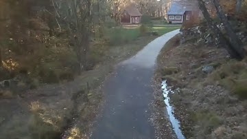 Ryze DJI Tello drone footage: Old railway path in Norway