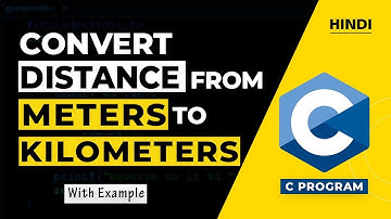 C Program to Convert Meter to Kilometer